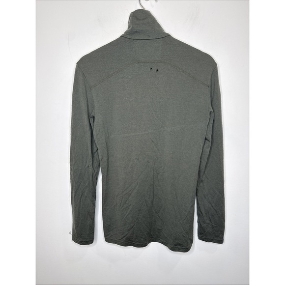 Icebreaker Merino Wool 260 Quarter Zip Pullover Mens S Green Bodyfit Outdoors * - Picture 9 of 11